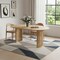 Homeroots 79" Natural Solid Wood Oval Dining Table 721112 - alternate 5