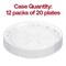 Smarty Had A Party 625 Clear Floral Round Disposable Plastic Pastry Plates 240 Plates, 240PK 726-CASE - alternate 10