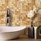 Apollo Tile Celestial 12 in. x 12 in. Glossy Copper Brown Glass Mosaic Wall and Floor Tile 20 sqft/case, 10PK APLST88BR603A - alternate 6