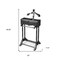 Homeroots 46" Wood Nightstand 383204 - alternate 8