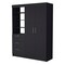 Homeroots 59" Black Accent Cabinet Soft Close With Three Shelves And One Drawer 518213 - alternate 1