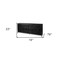 Homeroots 16in Black Iron Sideboard with Four Glass Doors 380242 - alternate 6
