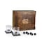 Picnic Time Family Of Brands NCAA North Carolina Tar Heels Whiskey Box Gift Set 605-10-509-413-0 - alternate 1