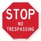 Signmission Stop No Trespassing, 10 Inch X 10 Inch, Aluminum Metal Signs OC-A-10-264 - alternate 1