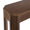 Alaterre Furniture Fluted Solid Wood Console Table 56 in Modern Entryway Table with Storage Shelf AFTBL-006 - alternate 9