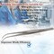 A2Z Scilab Forceps Micro 10 Inch Curved Serrated Narrow-Tip Stainless Steel Tweezers A2Z-ZR1133 - alternate 5