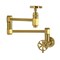 Kingston Brass Wall Mount Pot Filler Faucet, Brushed Brass KS5107RX - alternate 1