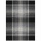 Homeroots 3' X 5' Black Gold And Gray Plaid Washable Indoor Outdoor Area Rug 596309 - alternate 7