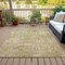 Homeroots 9' X 12' Sage And Beige Abstract Washable Indoor Outdoor Area Rug 630541 - alternate 8