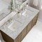 James Martin Vanities Chicago 60'' D Vanity, Walnut Whisper, w/ Victorian Sil Silestone Top w/FreePower Wireless Charger 503-V60D-WLW-FVSL - alternate 8