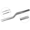 A2Z Scilab Offset Culinary Tweezers, Precision Serrated Jaws, 6.25 Inch, Stainless Steel Tongs A2Z-ZR1054 - alternate 1