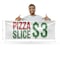 Signmission Pizza Slice $3, 18 Inch x 48 Inch, Vinyl Banner B-30807 - alternate 5