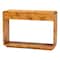 Bali & Pari Netra Modern and Contemporary Natural Real Burl Wood Console Table 253-13975-ZORO - alternate 1