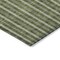 Homeroots 10' X 14' Olive Green And Ivory Striped Washable Indoor Outdoor Area Rug 595888 - alternate 8
