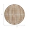Homeroots 8' Terra Cotta And Beige Round Striped Washable Indoor Outdoor Area Rug 631577 - alternate 4