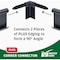 Master Mark Plus 90 Deg. Black Plastic Lawn Edging Coupler 53208 - alternate 5
