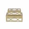 Homeroots Set of Two Gold Oval Scroll Mirror Jewelry Storage Boxes, 2PK 399674 - alternate 7