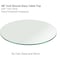 Fab Glass And Mirror 48in in Round Glass Table Top 3/8in Thick Pencil Polish Edge Tempered by, Wall Mirror 48RT10THPETE - alternate 7