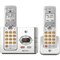 At&T Cordless Phone, w/2 Handsets, 5-3/5"x3-2/5"x5-3/5", Silver ATTEL52215 - alternate 1