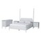 Baxton Studio Hoffman Scalloped Bedroom Set, White, King 272-14815-14815-14816-14819-ZORO - alternate 1