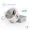 Infibrite 50 Deg Angle 4In 5CCT Selectable White 12 Watt 960LM Triac Dimmable LED Light, 24PK IB-017-8-12W-24PK - alternate 1