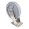 Vestil Thermoplastic Rubber Swivel With Brake Caster 8 In. Diameter x 2 In. Width 675 lb Gray CST-E-SS-8X2TPR-SWB - alternate 8