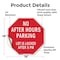 Signmission No After Hours Parking Lot Is Locke, 18 Inch X 18 Inch, Vinyl Decal OC-D-18-118 - alternate 4
