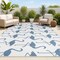 Jonathan Y Liana Casual Coastal Flamingos Two-Tone White/Navy 4 ft. x 6 ft. Indoor/Outdoor Area Rug TSN401E-4 - alternate 1