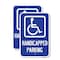 Signmission Handicapped Parking Handicapped Symbol, 18'' X 24'' 2 Signs, Heavy Gauge Aluminum, 2PK A-1824-2PACK-23918 - alternate 1