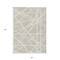 Homeroots 3' X 5' Beige And Ivory Geometric Washable Indoor Outdoor Area Rug 600414 - alternate 7