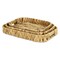 Homeroots Set of Three Natural Water Hyacinth Rectangular Basket Trays 571502 - alternate 8