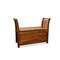 Homeroots 38in Natural Solid Wood Distressed Solid Wood Storage Bench with Flip Top 488869 - alternate 7