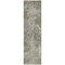 Homeroots 8' Runner Green Abstract Washable Non Skid Indoor Outdoor Runner Rug 564225 - alternate 7