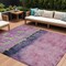 Homeroots 10' X 14' Blush And Mint Green Abstract Washable Indoor Outdoor Area Rug 618600 - alternate 1