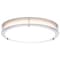 Nuvo Glamour LED 13 Inch Flush Mount Brushed Nickel Finish 27K/3K/35K/4K/5K CCT Selectable 62/1876 - alternate 6