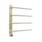 Edendirect 4-Bars Stainless Steel Wall Mounted Electric Towel Warmer Drying Rack Towel Heater in Gold ZR-EB04BG003 - alternate 1