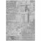 Homeroots 9' X 12' Gray And Off White Abstract Washable Indoor Outdoor Area Rug 609200 - alternate 8