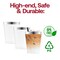Smarty Had A Party 10 oz. Clear with Metallic Silver Rim Round Tumblers (336 Cups), 336PK 6954S-CASE - alternate 8