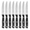 Our Table 18 Piece Stainless Steel Forged Triple Riveted Cutlery Block Set in Black 131634.18 - alternate 7