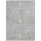 Homeroots 8' X 10' Gray And Silver Damask Washable Indoor Outdoor Area Rug 603506 - alternate 7