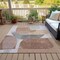 Homeroots 9' X 12' Brown And Gray Abstract Washable Indoor Outdoor Area Rug 632171 - alternate 8
