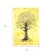 Homeroots 45" X 30" Black Orange And Yellow Trees Cotton Hanging Tapestry 387677 - alternate 3