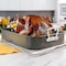 Gibson Greystone 2 Piece Carbon Steel 16.25in. Turkey Roaster Set in Speckled Grey 82665.02R - alternate 7