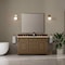 James Martin Vanities Brookfield 60 in. Double Vanity, Pecan w/ 3 CM Lime Delight Silestone  Top 547-V60D-PCN-3LDL - alternate 5