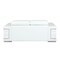 Homeroots 71" White Italian Leather Sofa With Silver Legs 329594 - alternate 9