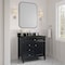 James Martin Vanities Brittany 36" Single Vanity, Black Onyx, w/ 3 CM Phantome Eclos Top 650-V36-BKO-3PHT - alternate 3