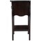 Homeroots Dark Brown Chocolate Single Drawer Night Stand 388902 - alternate 7
