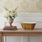 Homeroots 12" Gold And White Metal Hand Painted Decorative Tub 635495 - alternate 6