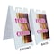 Signmission Hair & Color, A-Frame & 2 Decals Installed, Heavy-Duty Plastic Frame SBHD-D-2436-Hair & Color - alternate 4