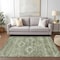 Homeroots 10' X 14' Olive Green And Fern Green Southwestern Washable Indoor Outdoor Area Rug 588719 - alternate 9